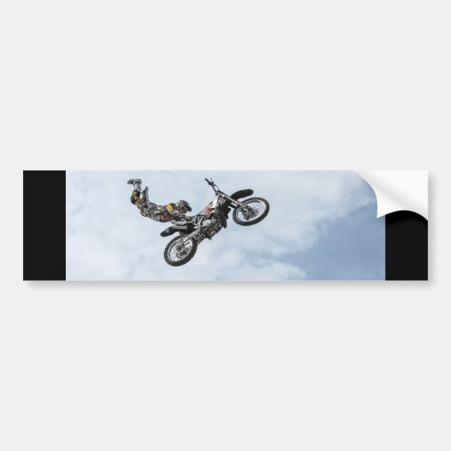Stunt Biker - Bumper Sticker (Devant)