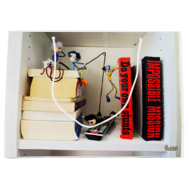 Stunt Fubby's Tom Cruise naspelen. Große Geschenktüte