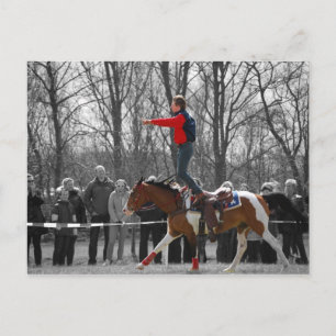 Stunt Riding Postkarte