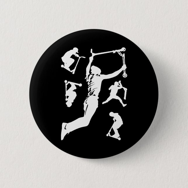 Stunt Scooter Scootering Tricks Button (Vorderseite)