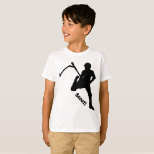 Stunt-Scooter Silhouette Kids T-Shirt
