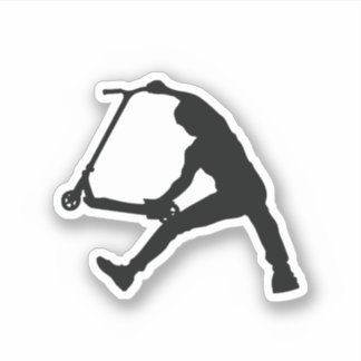Stunt Scooter Trick Fingerwhip Aufkleber