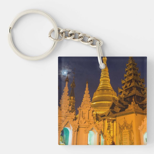 Stupa Doré Et Temples (Devant)