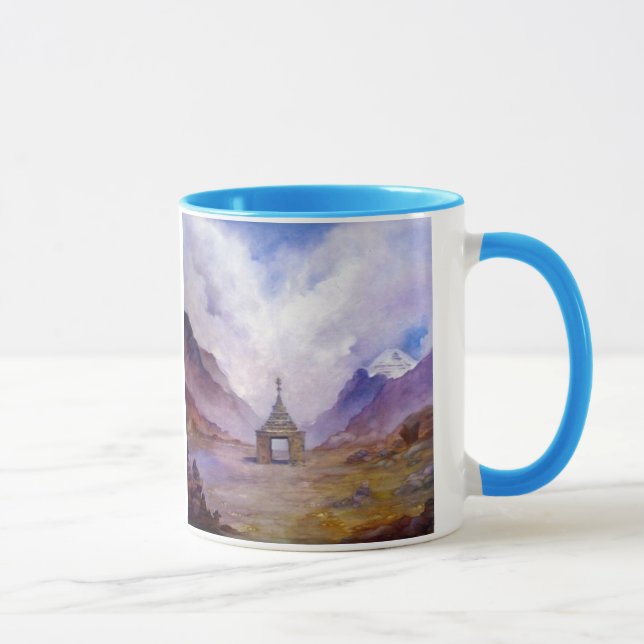 Stupa Mt Kailash Tibet Tasse (Rechts)