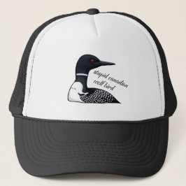 Stupid Canadian Wolf Bird | Canada Humor Truckerkappe