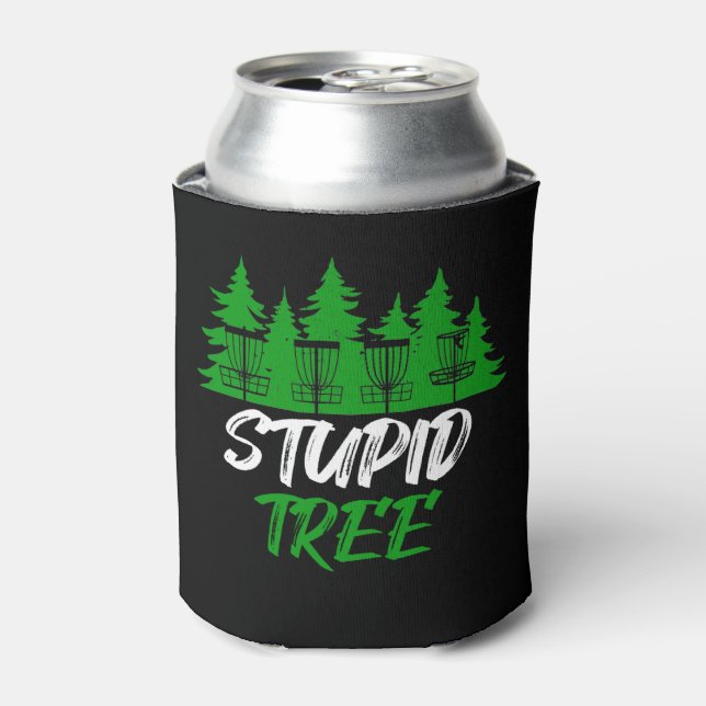 Stupid Tree Disk Golf Funny Frisbee Golf Dosenkühler (Kanne Vorderseite)