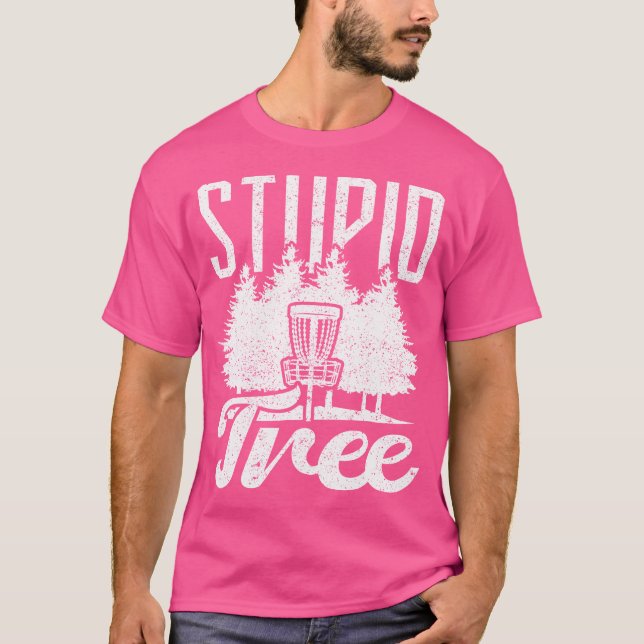 Stupid Tree Mini Disk Golf T-Shirt (Vorderseite)