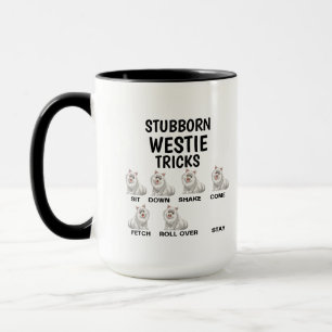 Sturer Westie-Tricks, Lustiger West Highland White Tasse