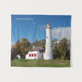 Sturgeon Point Lighthouse Wandteppich