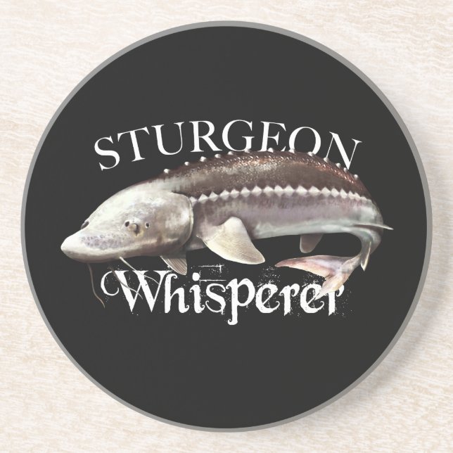 Sturgeon Whisperer Getränkeuntersetzer (Vorne)