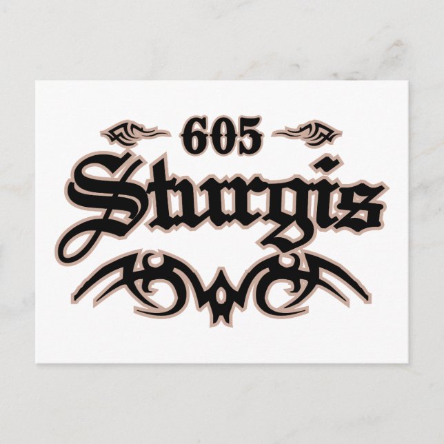 Sturgis 605 postkarte (Vorderseite)