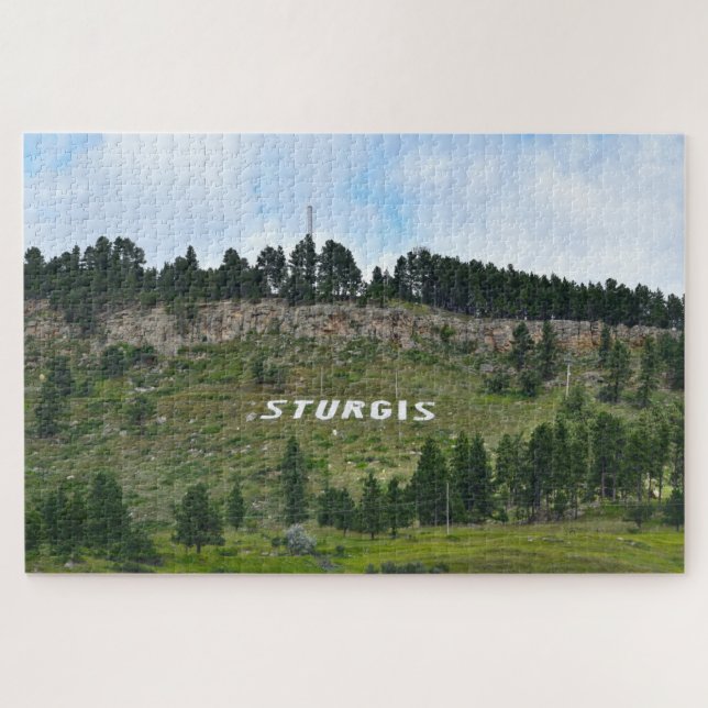 Sturgis Hillside Sign, South Dakota (Horizontal)