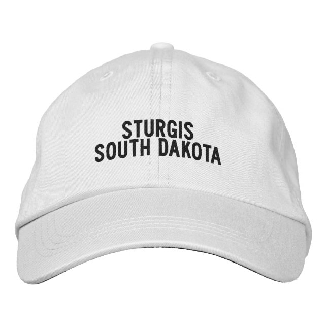 Sturgis South Dakota Hat Bestickte Baseballkappe (Vorderseite)