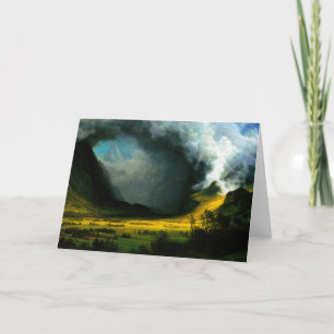 Sturm Alberts Bierstadt in den Bergen Karte