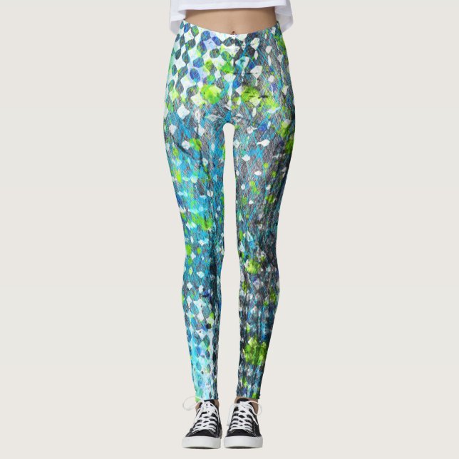 Sturm am Meer Leggings (Vorderseite)