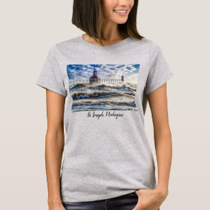 Sturm am St. Joseph-Leuchtturm T-Shirt