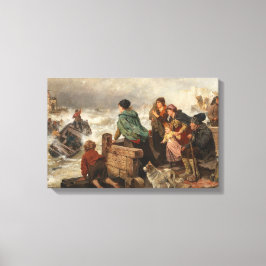 Sturm an der Küste (von Rudolf Jordan) Leinwanddruck