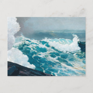 Sturm auf dem Gemälde Postkarte
