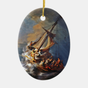 Sturm auf dem Meer von Galiläa Keramikornament