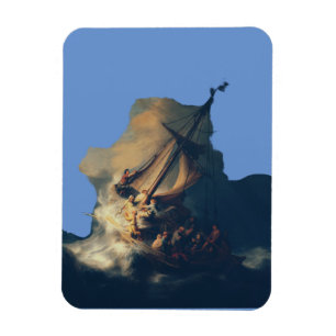 Sturm auf dem See Genezareth von Rembrandt Kunst Magnet