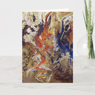 Sturm auf der Strandgrußkarte Karte