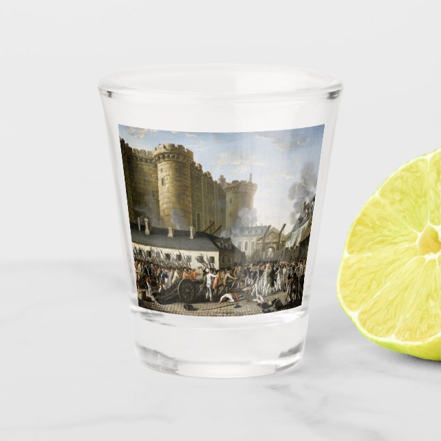 Sturm auf die Bastille Schnapsglas (Vorderseite)