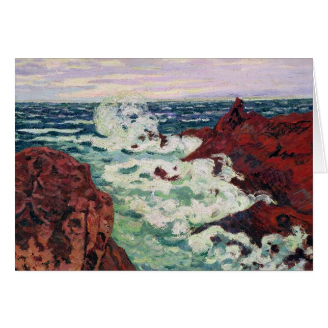 Sturm bei Agay, 1895 (Vorderseite (Horizontal))