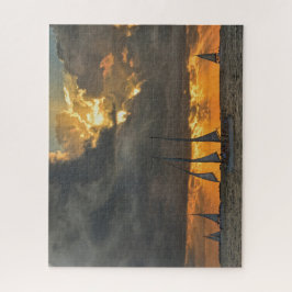 Sturm bei Sonnenuntergang in Key West, Florida