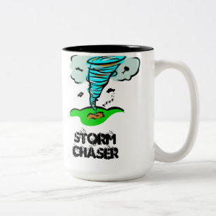 Sturm Chaser Tornado Twister Zweifarbige Tasse