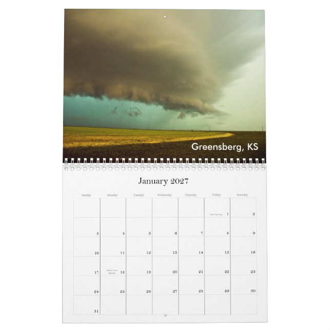 Sturm, der Kalender 2010 jagt (Jan 2027)
