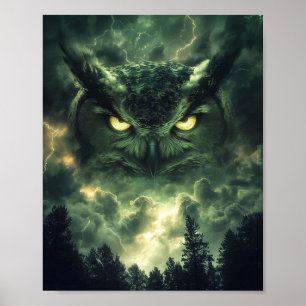 Sturm-Eulen-Wächter Poster