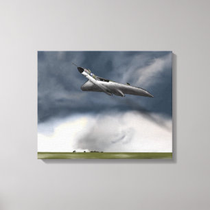 Sturm Front Vulcan von Byron Hughes Leinwanddruck