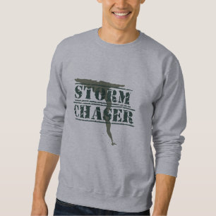 Sturm-Geleitboot-GummiBriefmarke und Trichter Sweatshirt
