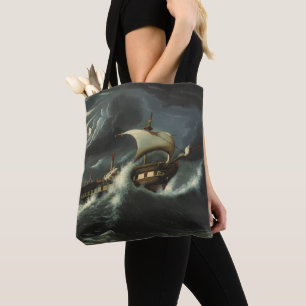 Sturm geworfene Fregatte durch Thomas-Kammern Tasche