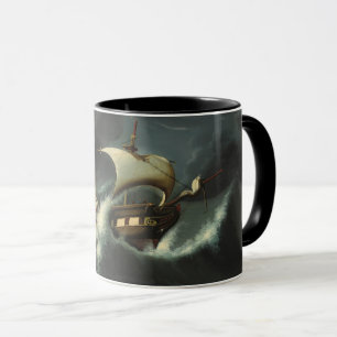 Sturm geworfene Fregatte durch Thomas-Kammern Tasse