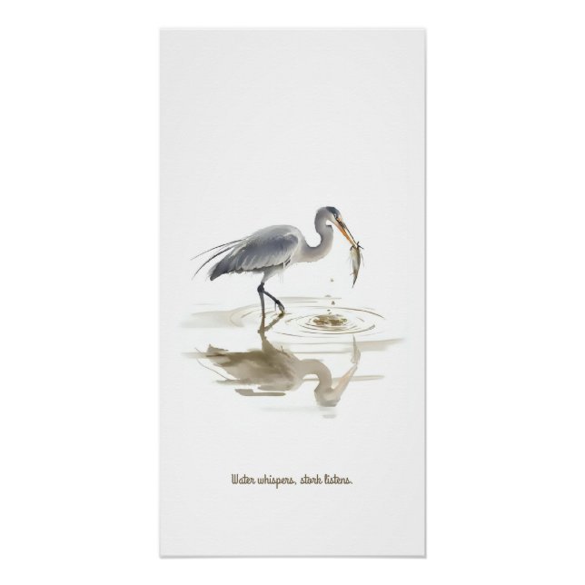 Sturm im Wasser Poster (Vorderseite)
