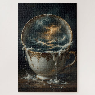 Sturm In Einer Teetasse — Surrealer Ozeanischer St