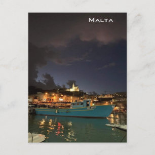 Sturm in Malta Postkarte