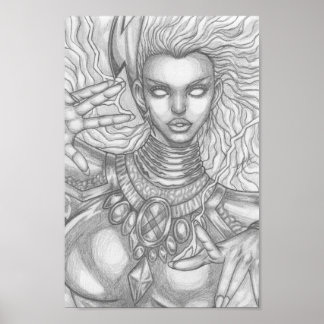 Sturm ~ Ororo Munroe Poster