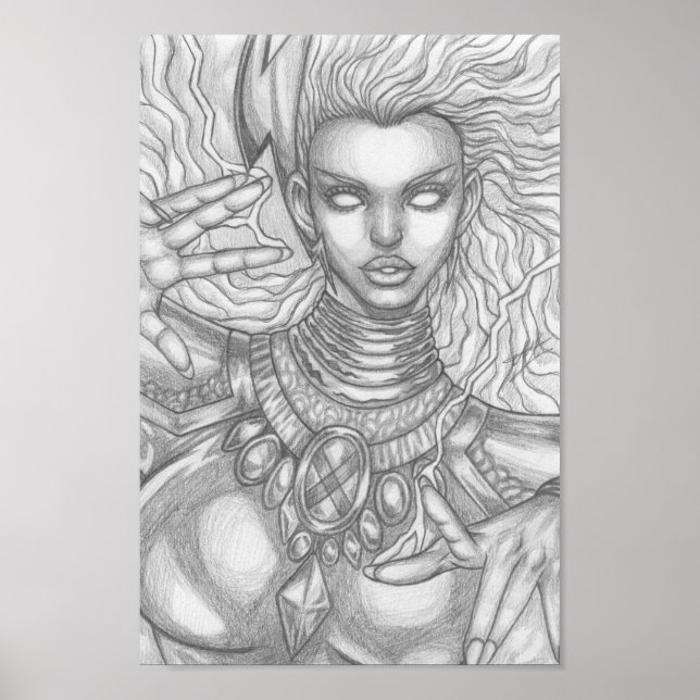 Sturm ~ Ororo Munroe Poster (Vorne)