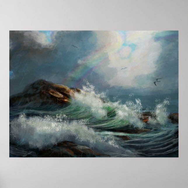 Sturm passieren poster (Vorne)