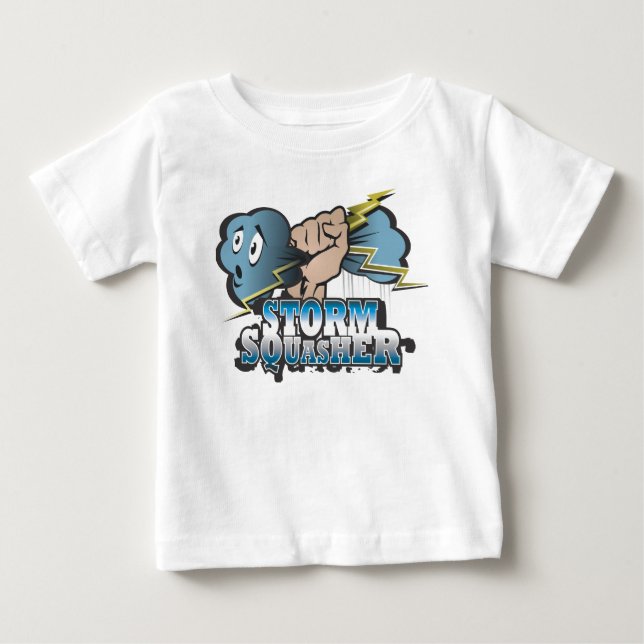 Sturm Squasher Baby T-shirt (Vorderseite)
