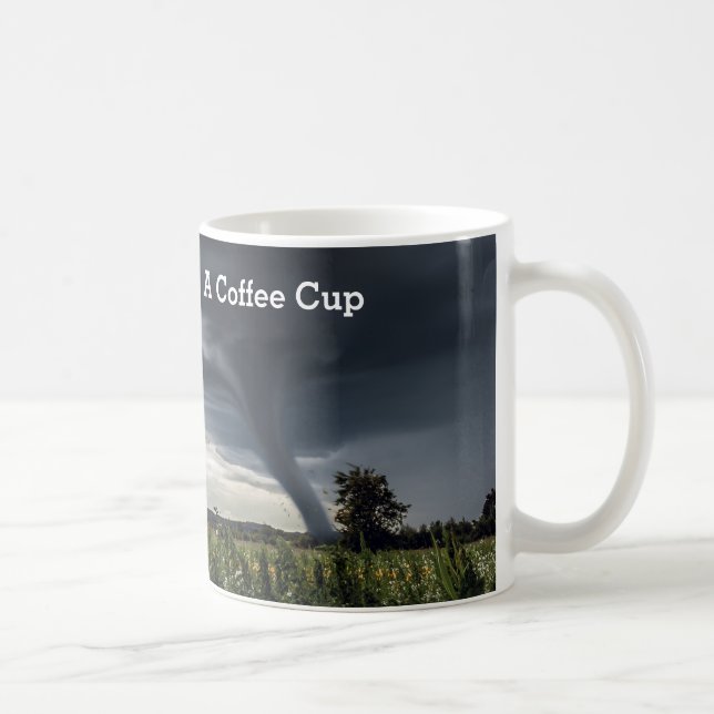 Sturm Tornado, der Heu-Ballen lebt Kaffeetasse (Rechts)