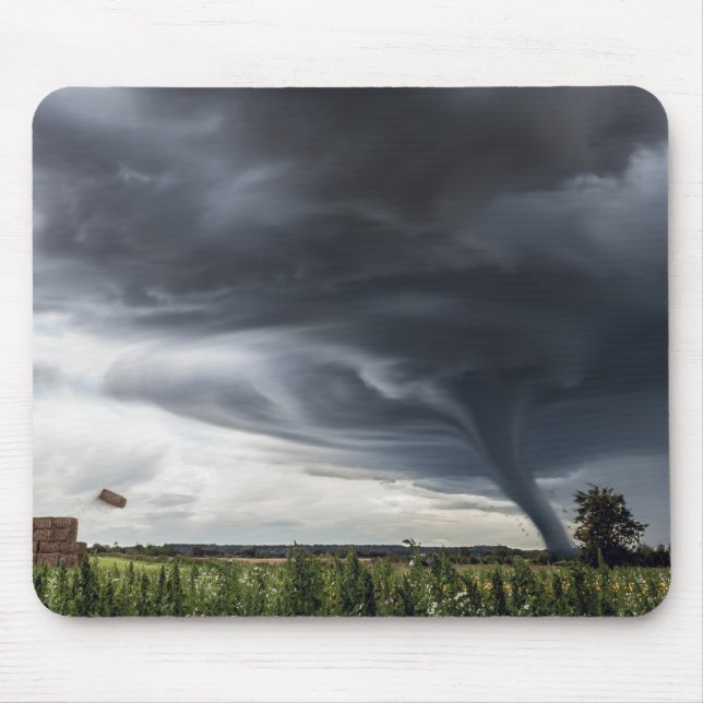 Sturm Tornado oder Zweite Heu bei schlechtem Wette Mousepad (Vorne)