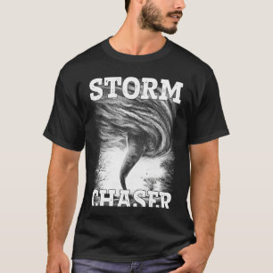 Sturm Tornado Twister und Hurrikan Chaser Wetter T-Shirt