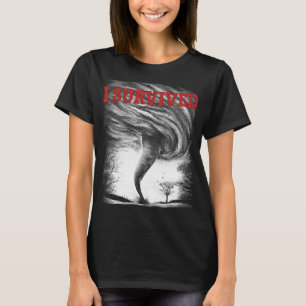Sturm Tornado Twister und Hurrikan Wetter ich surf T-Shirt