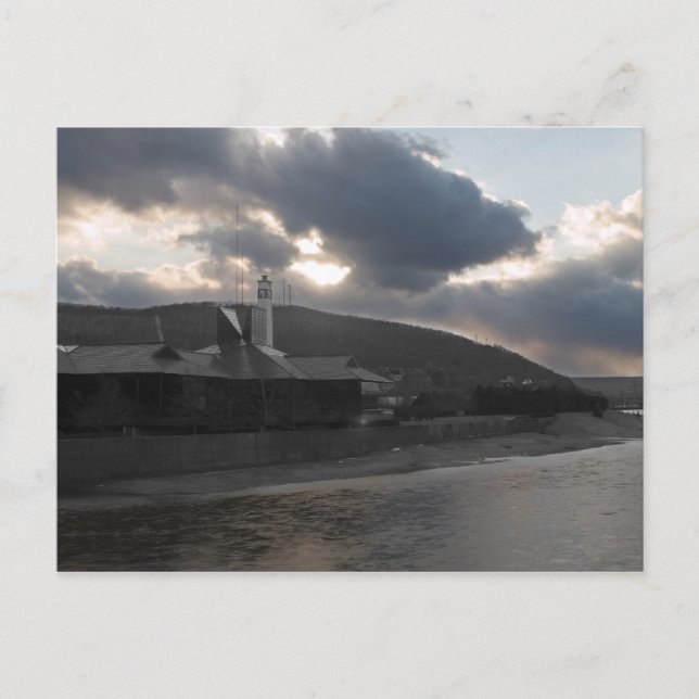 Sturm über Corning Postkarte (Vorderseite)