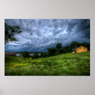 Sturm über dem Potomac Poster