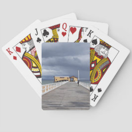 Sturm über Queenscliff Pier Spielkarten