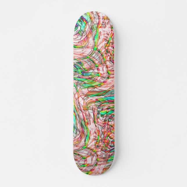 Sturm von verworrenen Gleisen Skateboard (Vorne)